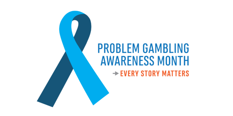Problem Gambling Awareness Month 2024 logo